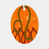 Löwe Ornament Aus Metall (Vorderseite links)