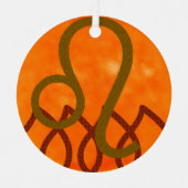 Löwe Ornament Aus Metall (Vorderseite)