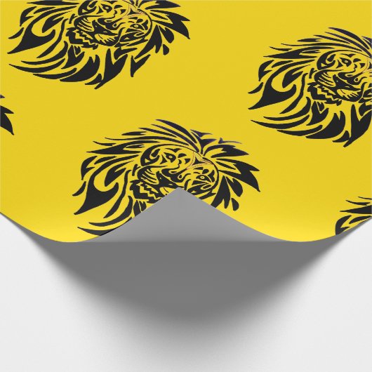 Löwe - Packpapier - Gelb (Ecke)