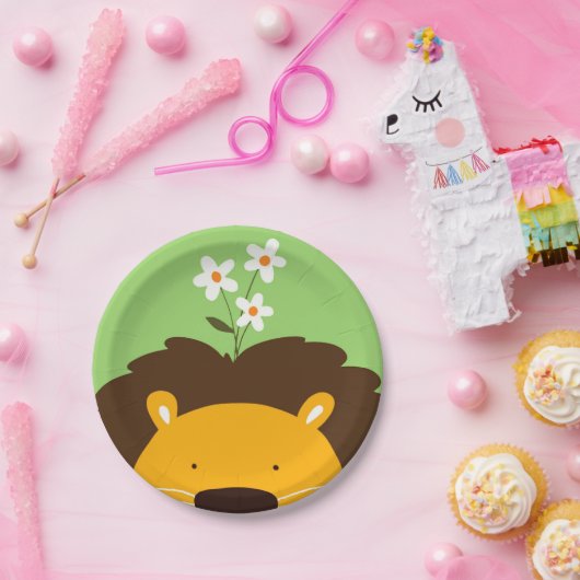 Löwe Pappteller (Party)