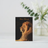 Löwe-Pastor oder Minister Visitenkarte - (Stehend Vorderseite)