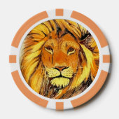 Löwe Pokerchips (Vorderseite)