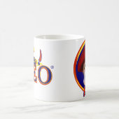 Löwe-Porträt mit der Logo-Tasse Kaffeetasse (Mittel)