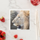 Löwe-Porträt Serviette (Beispiel)