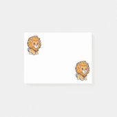Löwe Post-it Klebezettel (Vorderseite)