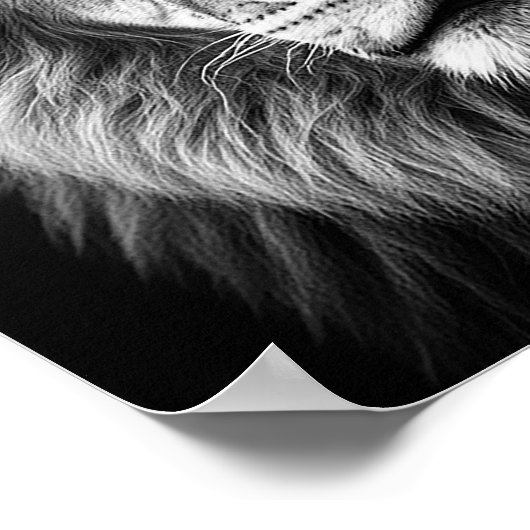 Löwe Poster (Ecke)