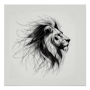 Löwe Poster
