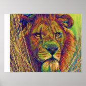 Löwe Poster (Vorne)