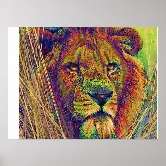 Löwe Poster (Vorne)