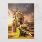 Löwe - Postkarte (Vorderseite)