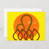 Löwe Postkarte (Vorne/Hinten)