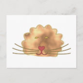 Löwe Postkarte (Vorderseite)