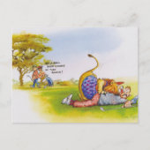 Löwe Postkarte (Vorderseite)