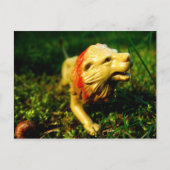 Löwe Postkarte (Vorderseite)