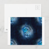 Löwe Postkarte (Vorne/Hinten)