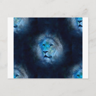 Löwe Postkarte