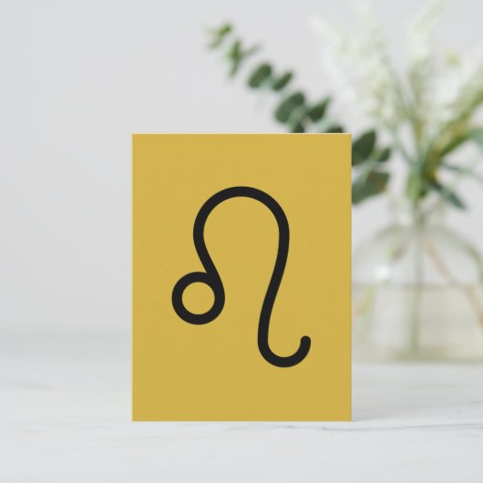 Löwe Postkarte (Stehend Vorderseite)