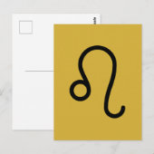 Löwe Postkarte (Vorne/Hinten)