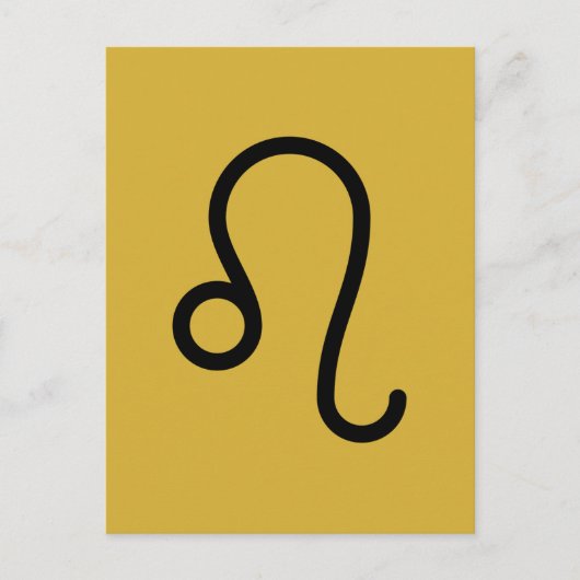 Löwe Postkarte (Vorderseite)