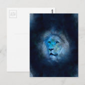 Löwe Postkarte (Vorne/Hinten)