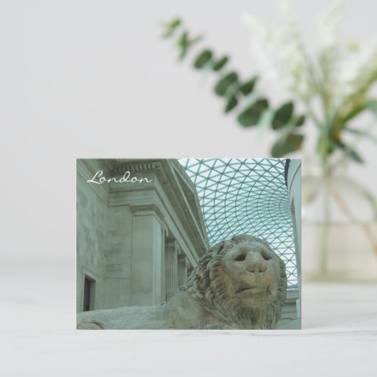 Löwe Postkarte (Stehend Vorderseite)