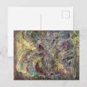 Löwe Postkarte (Vorne/Hinten)