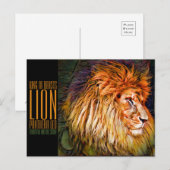 Löwe [Postkarte] Postkarte (Vorne/Hinten)