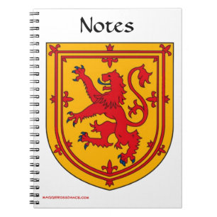 Löwe Rampant Journal Notizblock