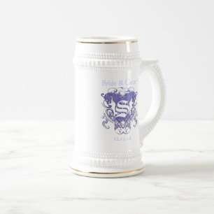 Löwe Rampant Renaissance-Hochzeit Bierglas
