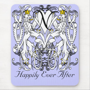 Löwe Rampant Renaissance-Hochzeit Mousepad