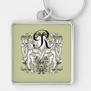 Löwe Rampant Renaissance-Hochzeit Schlüsselanhänger