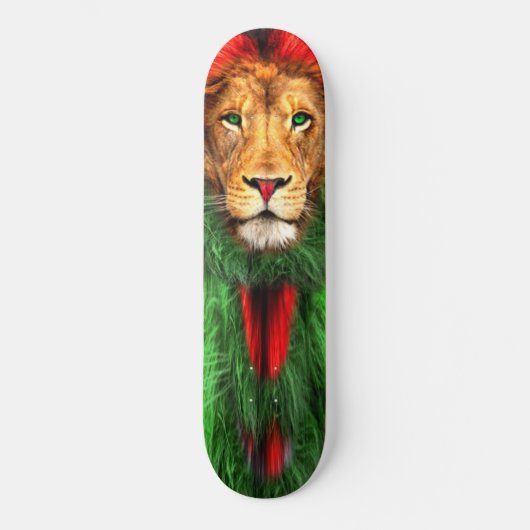 Löwe Rasta Skateboard (Vorderseite)
