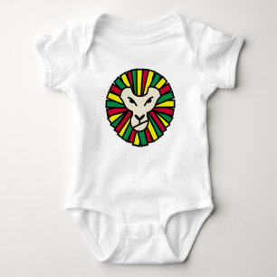 Löwe Rastafari Farbmist Baby Strampler