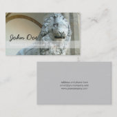 Löwe-Rechtsanwalts-Visitenkarte Visitenkarte (Vorne/Hinten)