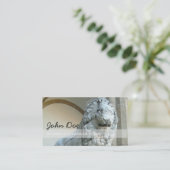 Löwe-Rechtsanwalts-Visitenkarte Visitenkarte (Stehend Vorderseite)