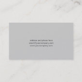 Löwe-Rechtsanwalts-Visitenkarte Visitenkarte (Rückseite)