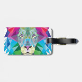 Löwe-Regenbogen Gepäckanhänger (Rückseite horizontal)