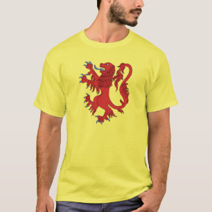 Löwe rot aufgerichtet T-Shirt