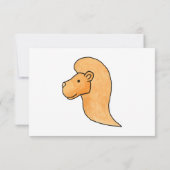 Löwe. RSVP Karte (Rückseite)