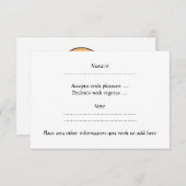 Löwe. RSVP Karte (Vorne/Hinten)