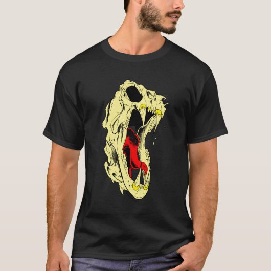 Löwe-Schädel T-Shirt (Vorderseite)