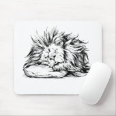 Löwe-Schlafen Mousepad (Mit Mouse)