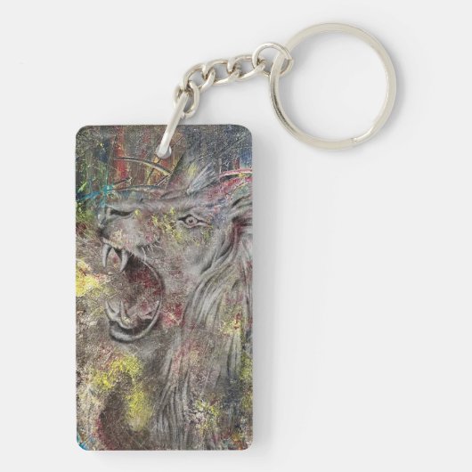 Löwe Schlüsselanhänger (Rückseite)