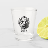 Löwe Schnapsglas (Vorderseite)