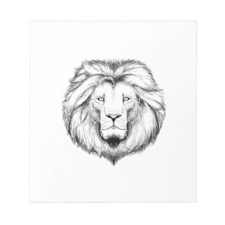 Löwe Schreib Notiz Block Notizblock