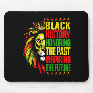 Löwe Schwarze Geschichte Ehrung der Vergangenheit Mousepad