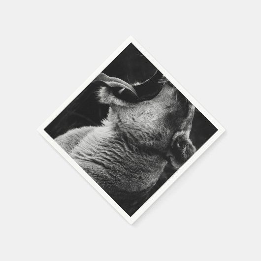 Löwe Serviette (Ecke)