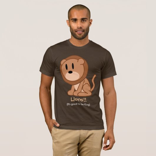 Löwe-Shirt T-Shirt (Vorne ganz)