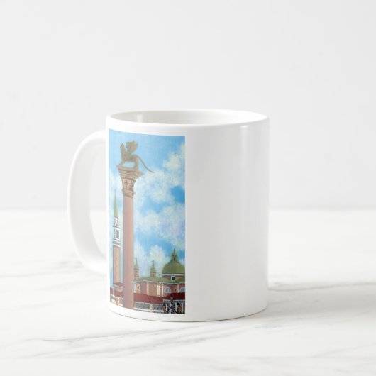 Löwe-Spalte, Marktplatz San Marco Kaffeetasse (Vorderseite Links)