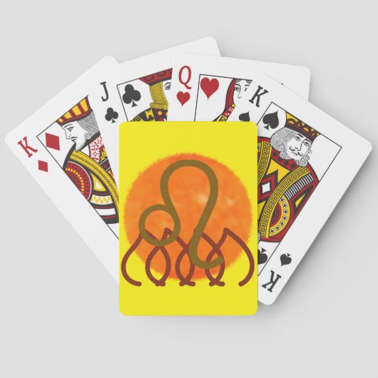 Löwe Spielkarten (Rückseite)